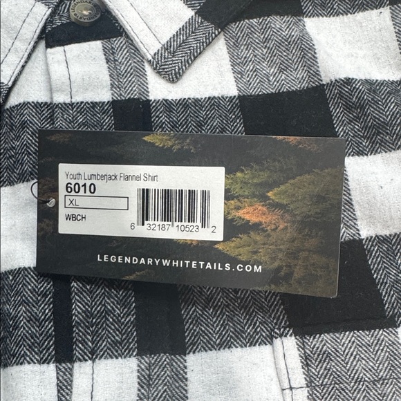 Legendary Whitetails lumberjack flannel long sleeve button down shirt - Picture 7 of 7